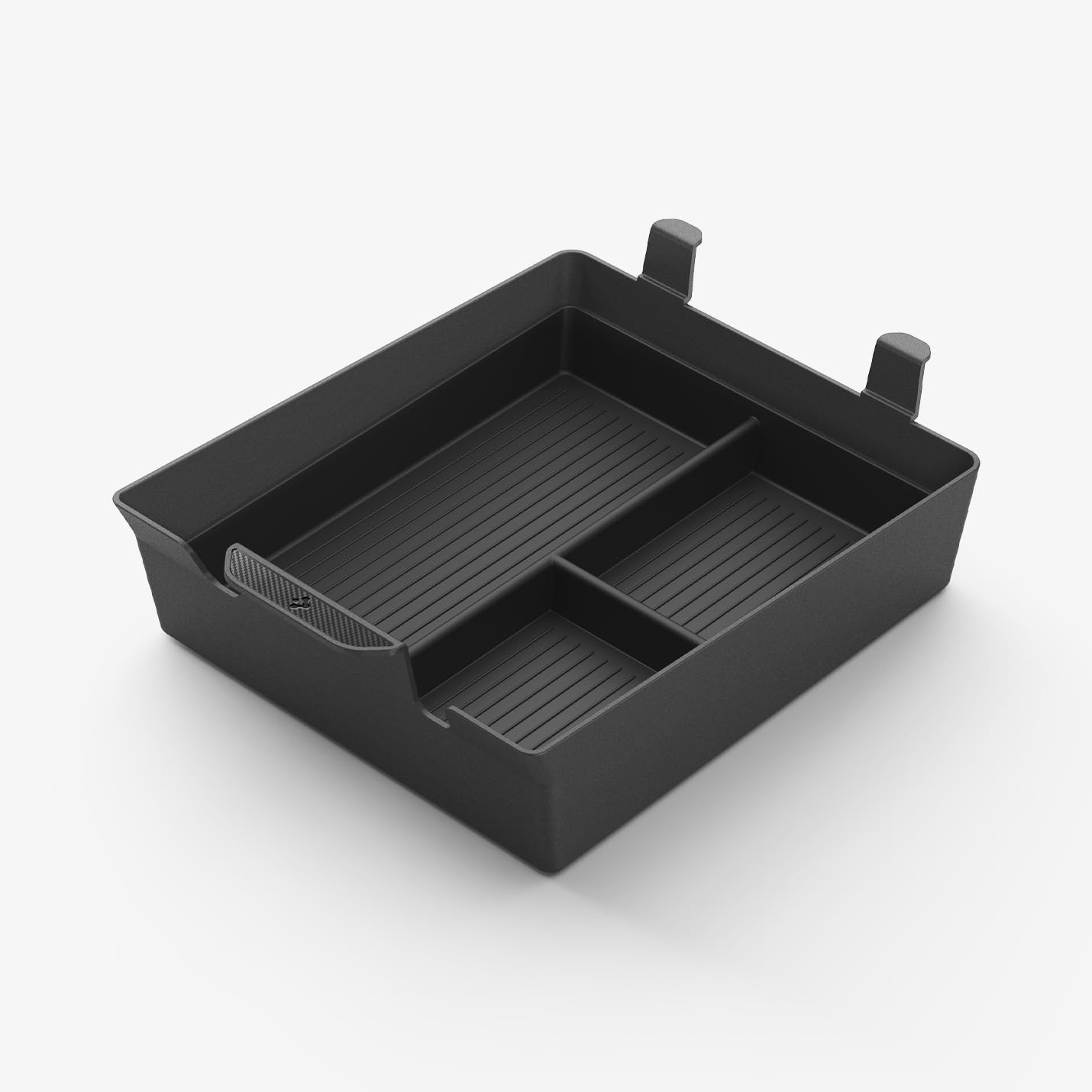 Spigen Console Organizer Tray (Carbon Edition) Designed for Rivian R1T and R1S 2025 2024 2023 2022