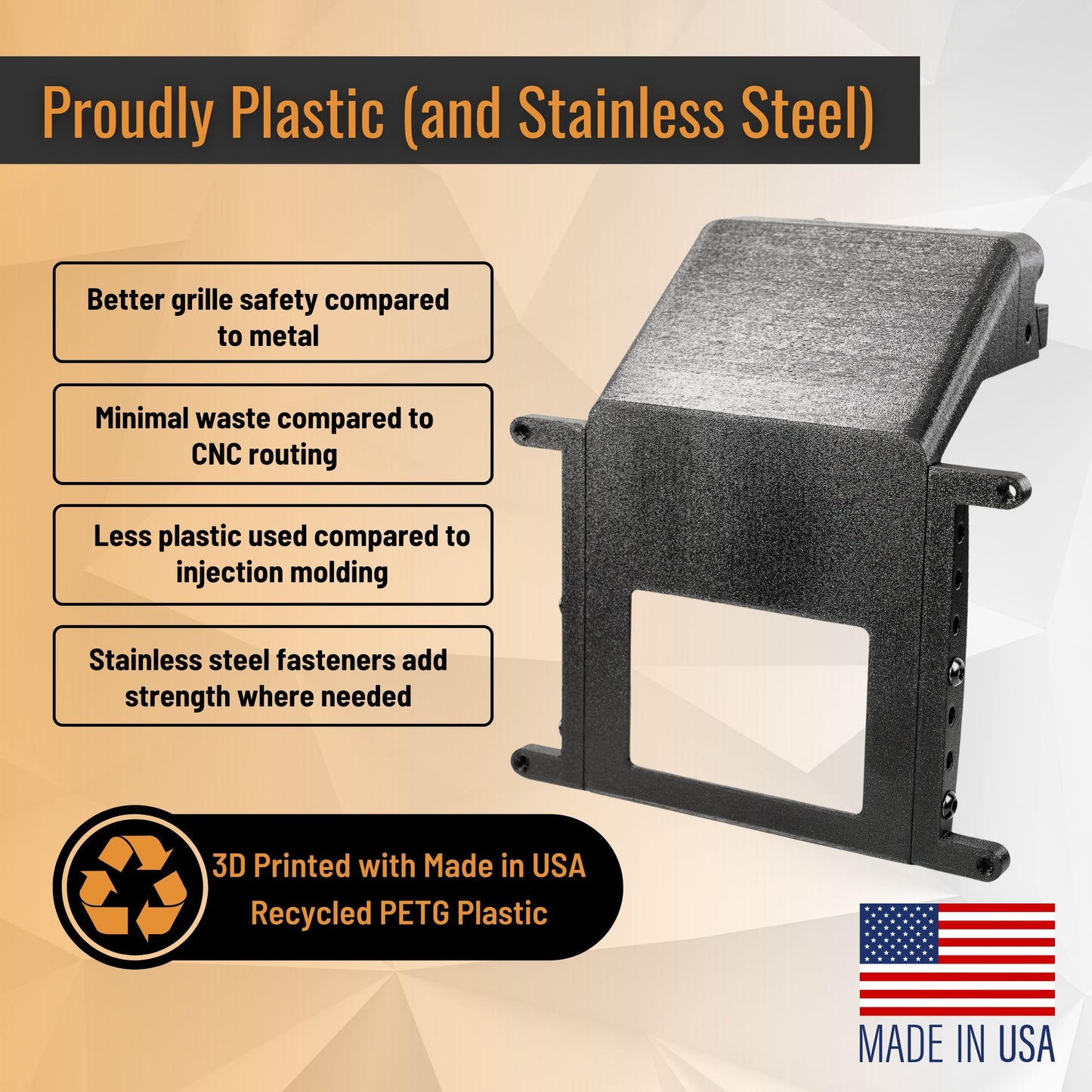 SnapPlate® No-Drill Front License Plate Mount for 2025-2026 Gen2 Rivian R1T & R1S - USA Made License Plate Holder Kit - No Screws, Lockable, Height-Adjustable, Removable, License Frame