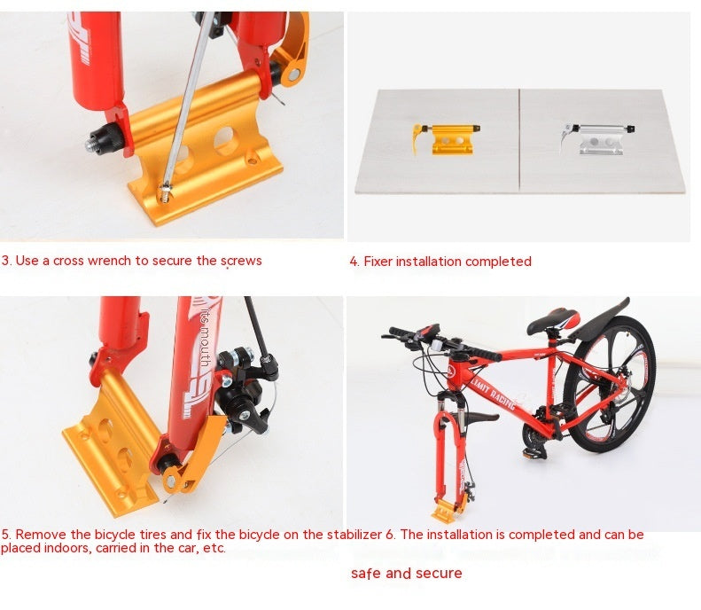 Bicycle Front Fork Quick Release Fixing Clip