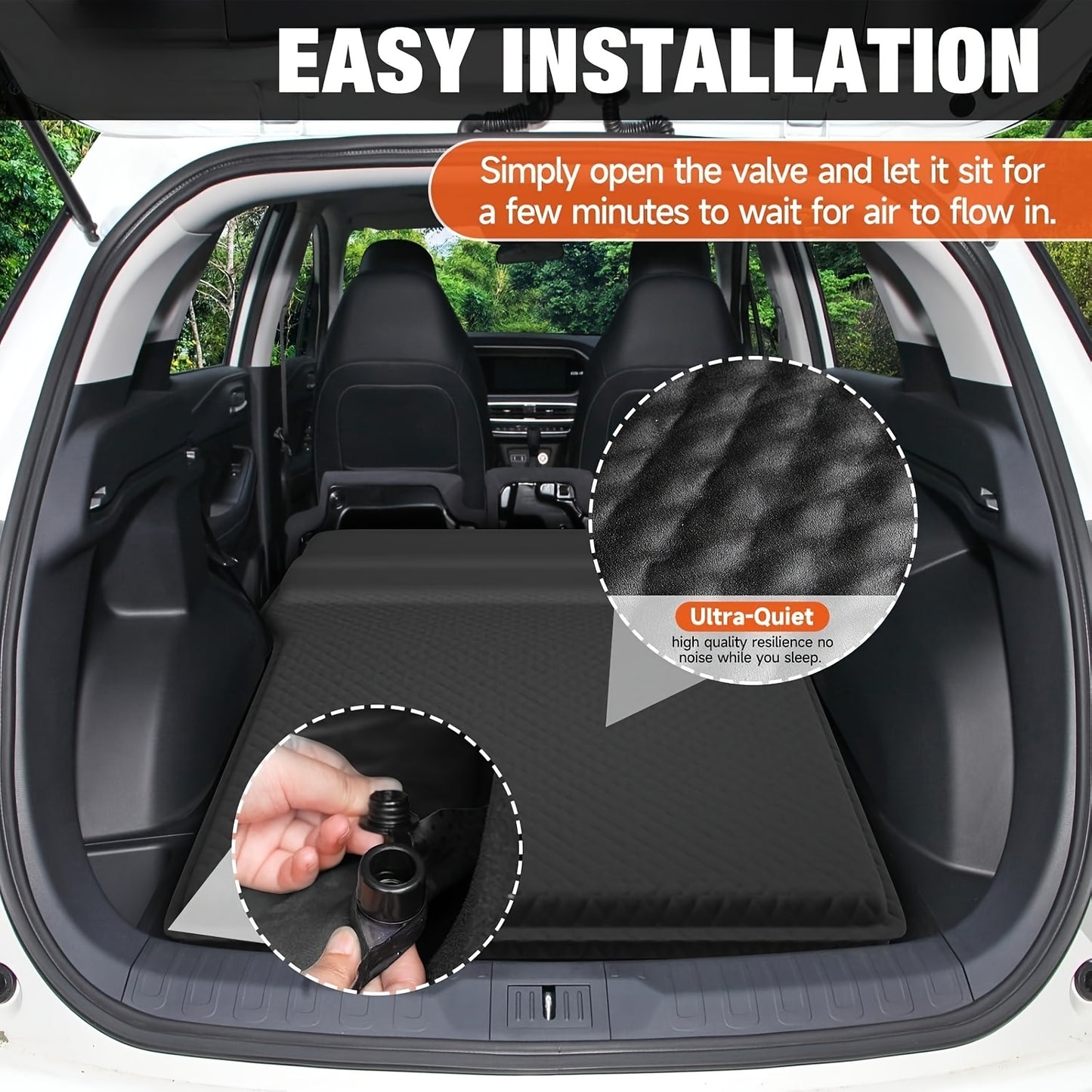 Self-Inflating Air Mattress, Memory Foam