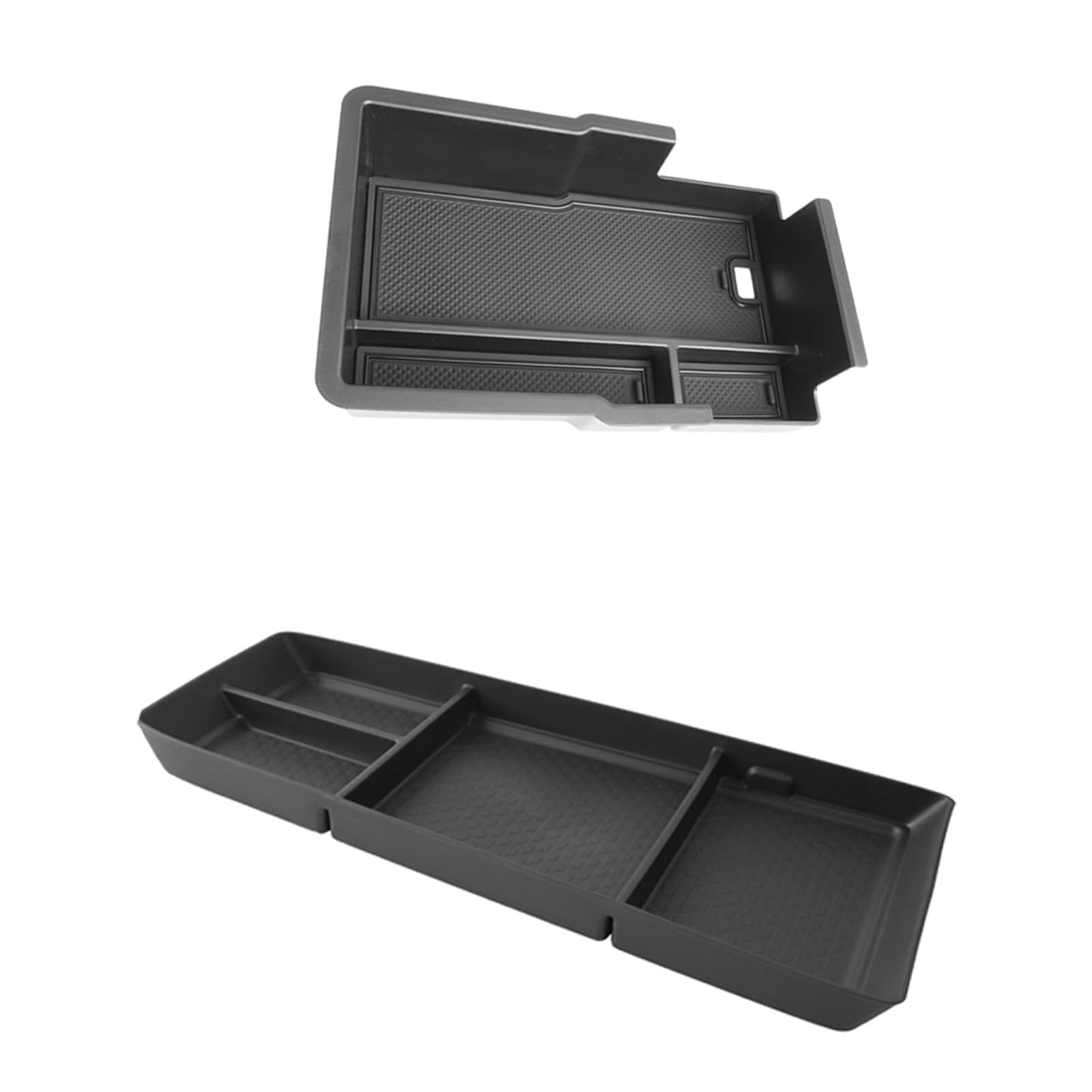LUWU for 2022-2026 Rivian R1T/R1S Center Console Organizer Rivian Armrest Storage Armrest Organizer Insert Tray Rivian R1T/R1S Lower Console Organizer Storage Tray 2025 2026 Rivian R1T/R1S Accessories