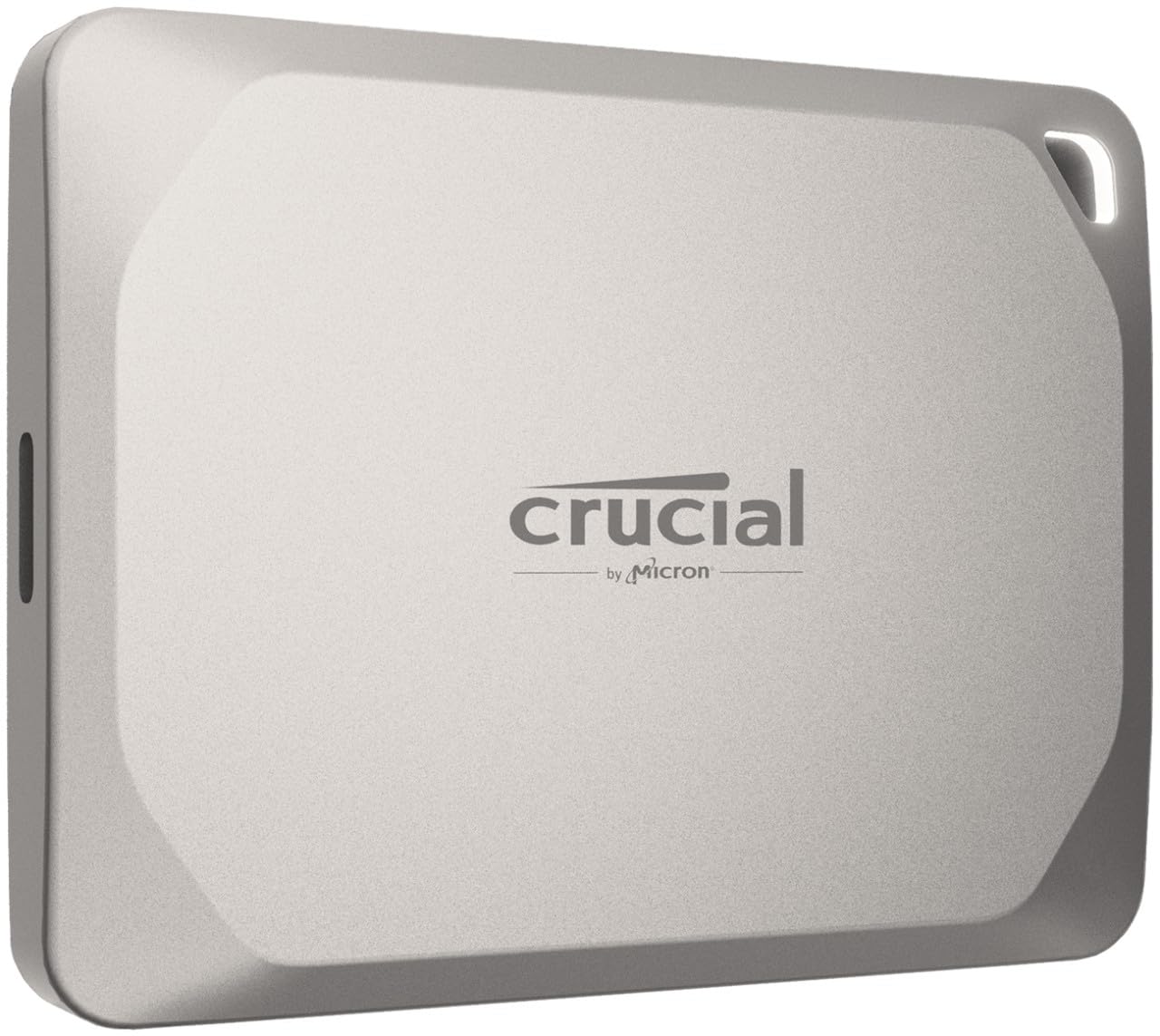 Crucial X9 Pro 1TB Portable SSD, Up to 1050MB/s Read & Write, 3.2 USB-C, External Solid State Drive, Durable Storage for PC & Mac, for Content Creators & Videogaphers, Silver - ‎CT1000X9PROSSD902