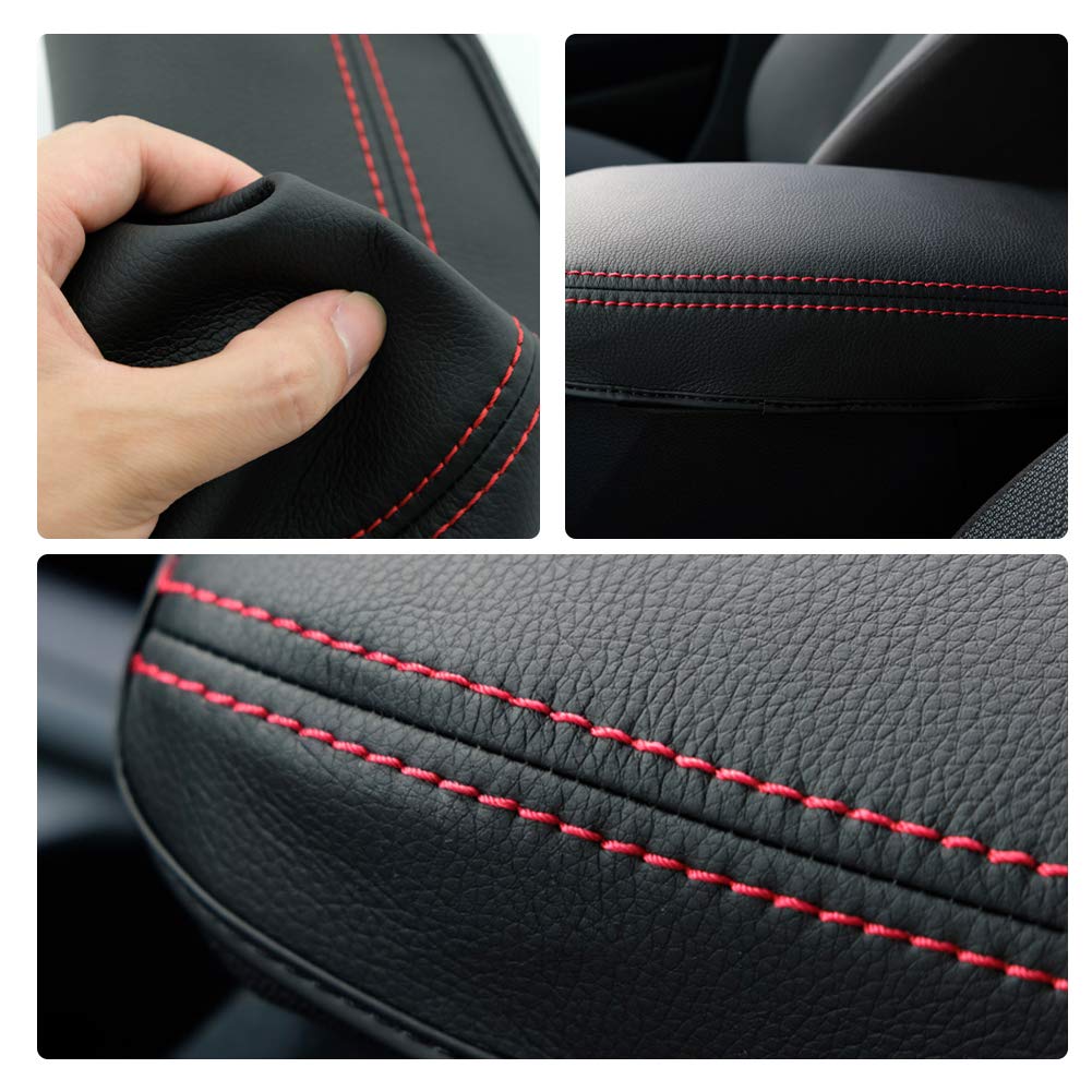 YEE PIN R1T Armrest Cover for Rivian R1T R1S Center Console Armrest Cover, for Rivian Center Cover with Side Pockets, for Rivian Armrest Cover for Rivian Arm Protector R1T R1S Accessories 2022-2025