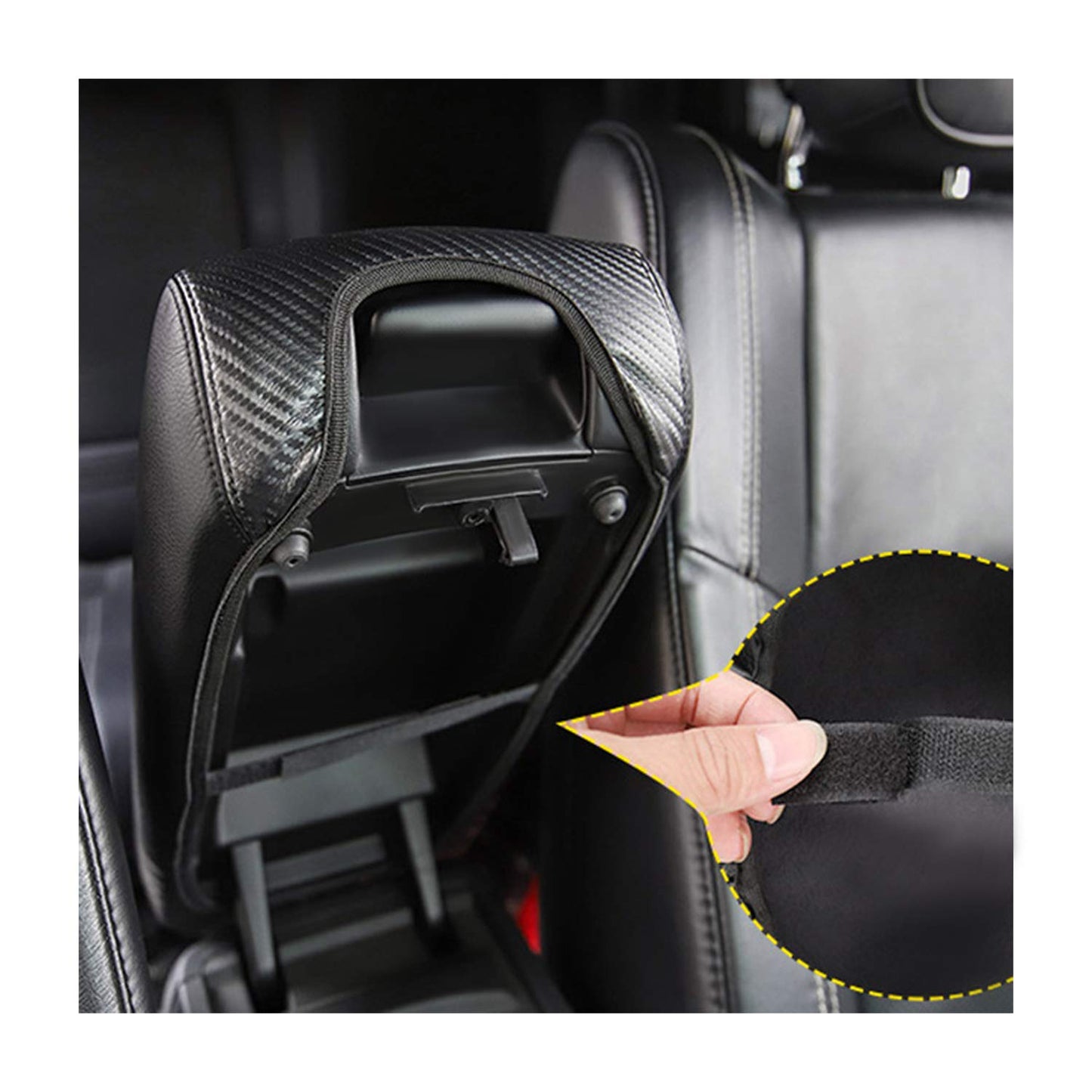 YEE PIN R1T Armrest Cover for Rivian R1T R1S Center Console Armrest Cover, for Rivian Center Cover with Side Pockets, for Rivian Armrest Cover for Rivian Arm Protector R1T R1S Accessories 2022-2025