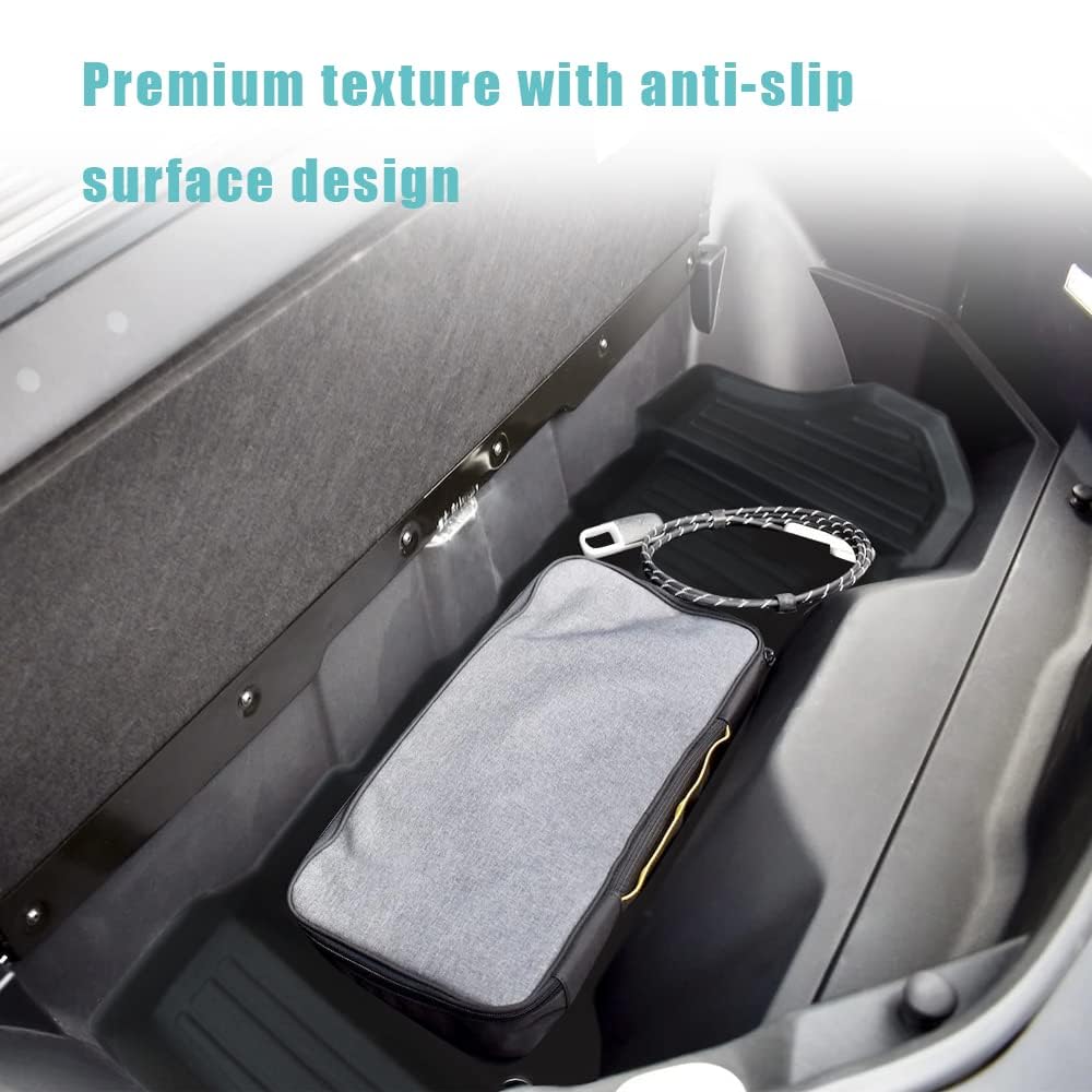 BestEvMod for Rivian R1S All Weather Trunk Mat Protection Accessories, 3D Cargo Liner TPE Material Compatible with Rivian R1S 2022-2025 2026 Interior Accessories