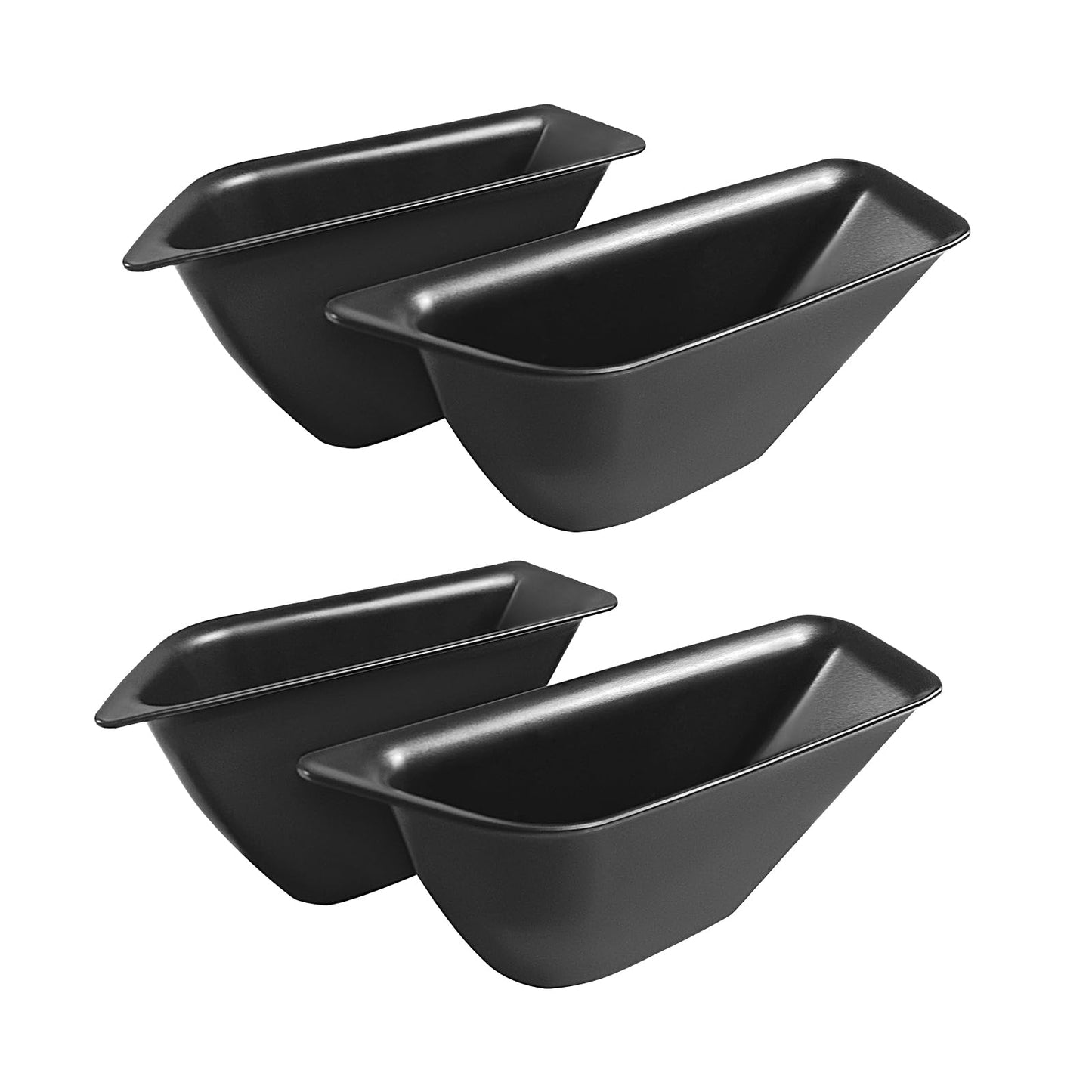 BestEvMod 4PCS Front & Rear Door Side Storage Organizer fit for Rivian R1T/R1S 2025 2026 Gen2 Interior Accessories Inner Door Handle Storage Box Insert Tray ABS Material Anti-Scratch