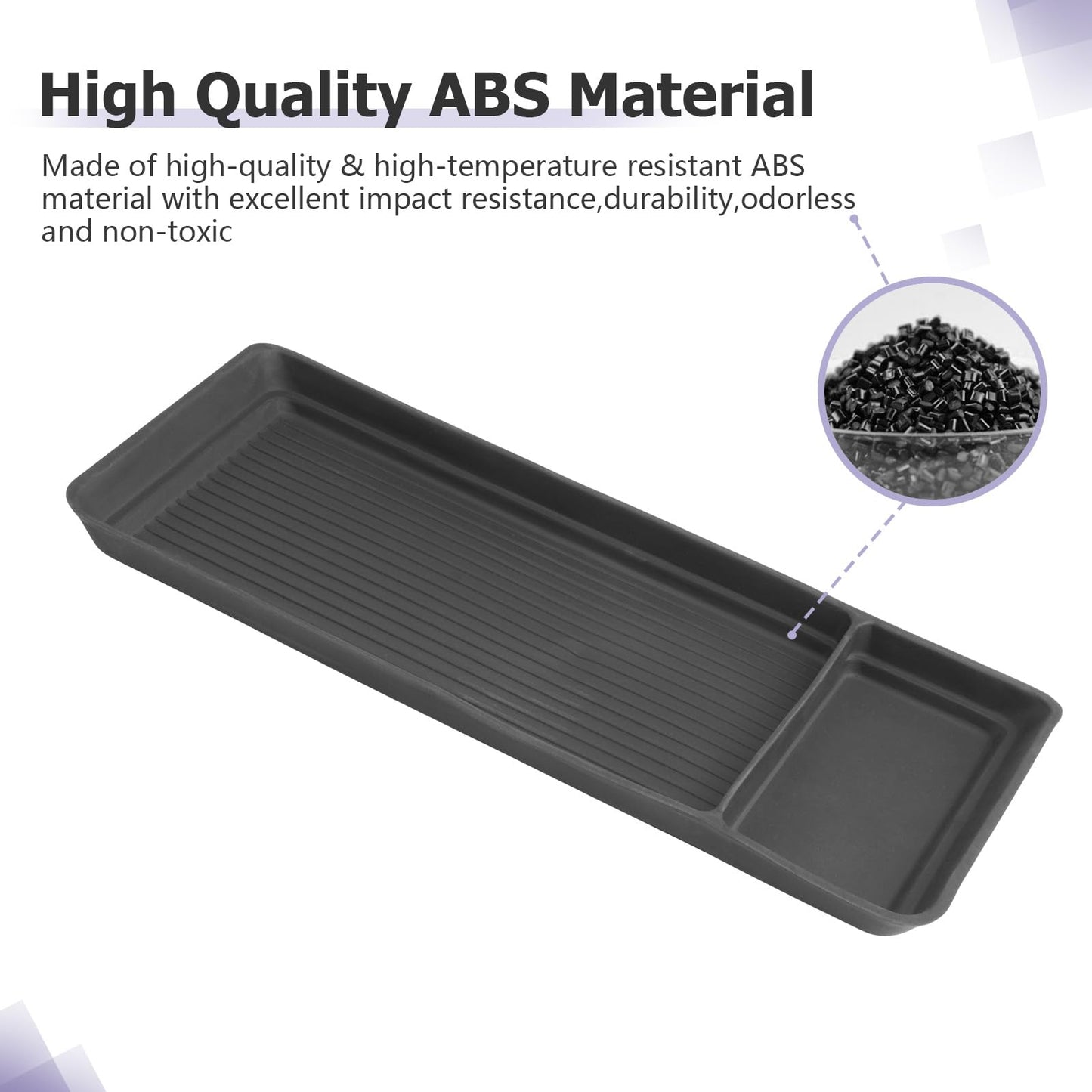 LUWU for 2022-2026 Rivian R1T/R1S Center Console Organizer Rivian Armrest Storage Armrest Organizer Insert Tray Rivian R1T/R1S Lower Console Organizer Storage Tray 2025 2026 Rivian R1T/R1S Accessories