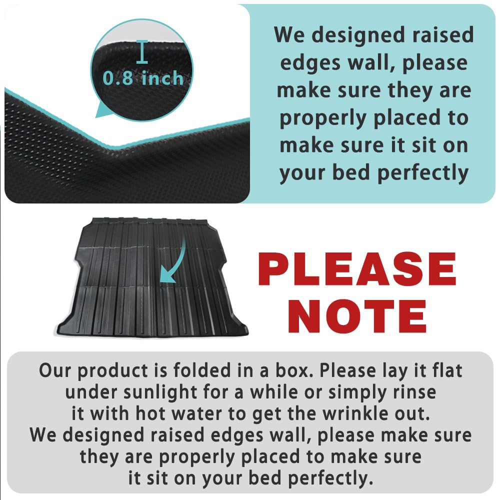 BestEvMod for Rivian R1S All Weather Trunk Mat Protection Accessories, 3D Cargo Liner TPE Material Compatible with Rivian R1S 2022-2025 2026 Interior Accessories