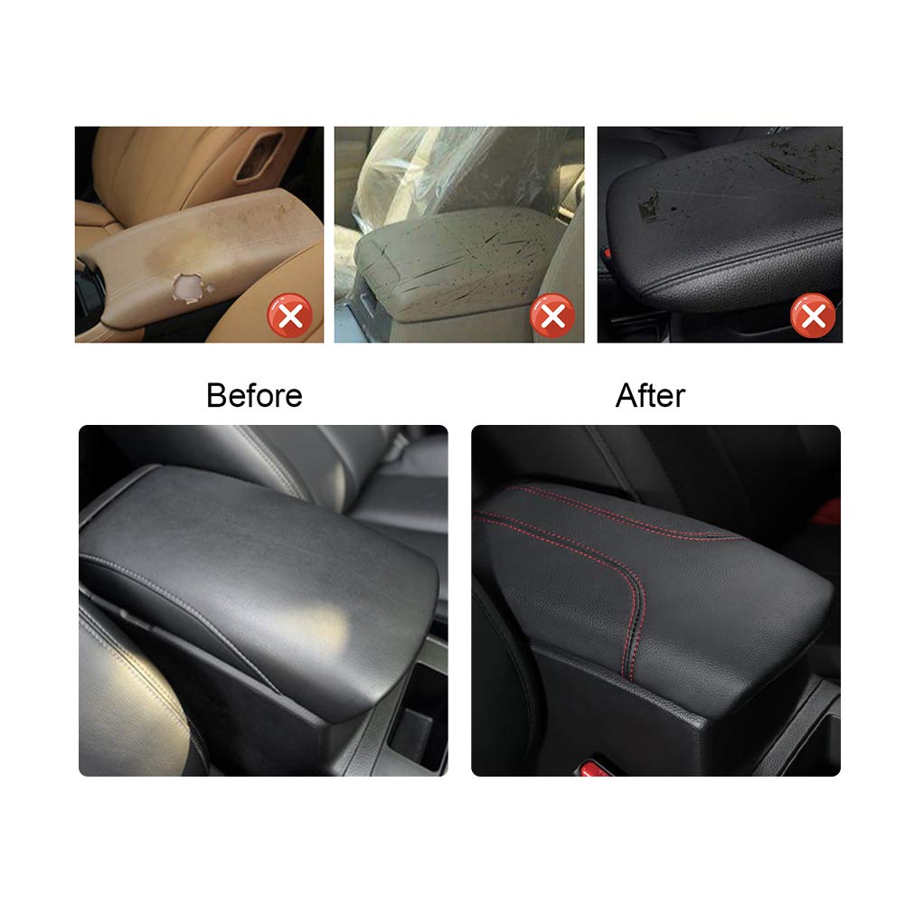 YEE PIN R1T Armrest Cover for Rivian R1T R1S Center Console Armrest Cover, for Rivian Center Cover with Side Pockets, for Rivian Armrest Cover for Rivian Arm Protector R1T R1S Accessories 2022-2025