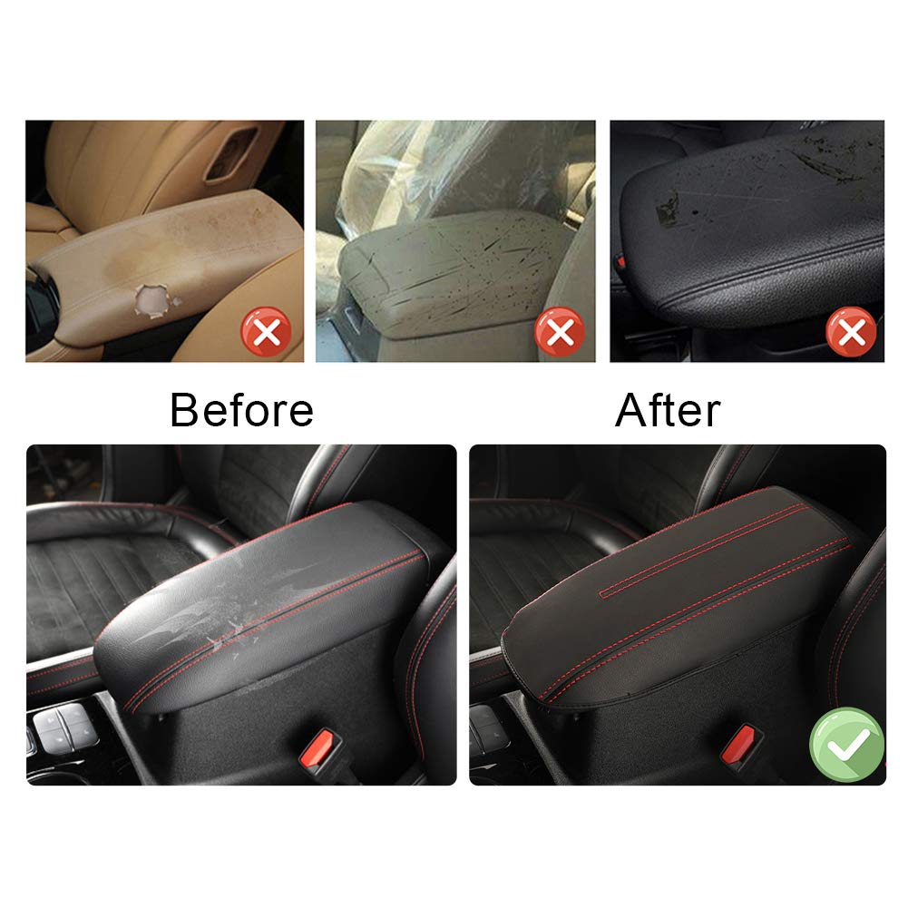 YEE PIN R1T Armrest Cover for Rivian R1T R1S Center Console Armrest Cover, for Rivian Center Cover with Side Pockets, for Rivian Armrest Cover for Rivian Arm Protector R1T R1S Accessories 2022-2025