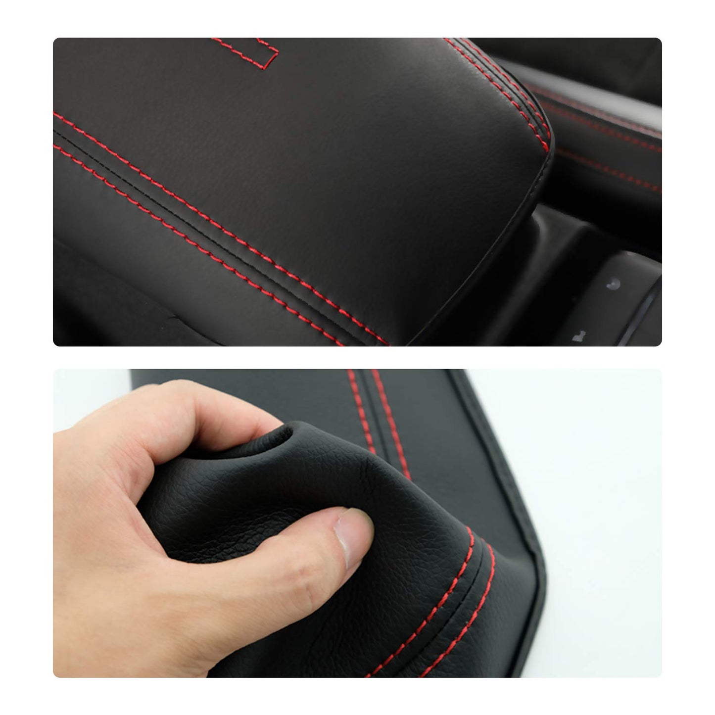 YEE PIN R1T Armrest Cover for Rivian R1T R1S Center Console Armrest Cover, for Rivian Center Cover with Side Pockets, for Rivian Armrest Cover for Rivian Arm Protector R1T R1S Accessories 2022-2025