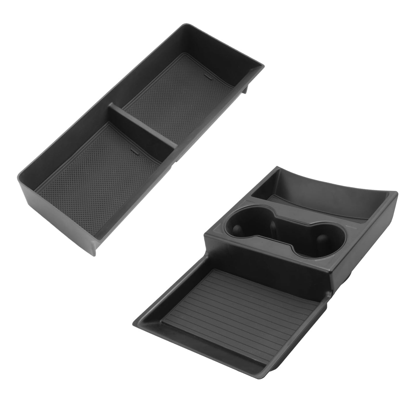 LUWU for 2022-2026 Rivian R1T/R1S Center Console Organizer Rivian Armrest Storage Armrest Organizer Insert Tray Rivian R1T/R1S Lower Console Organizer Storage Tray 2025 2026 Rivian R1T/R1S Accessories