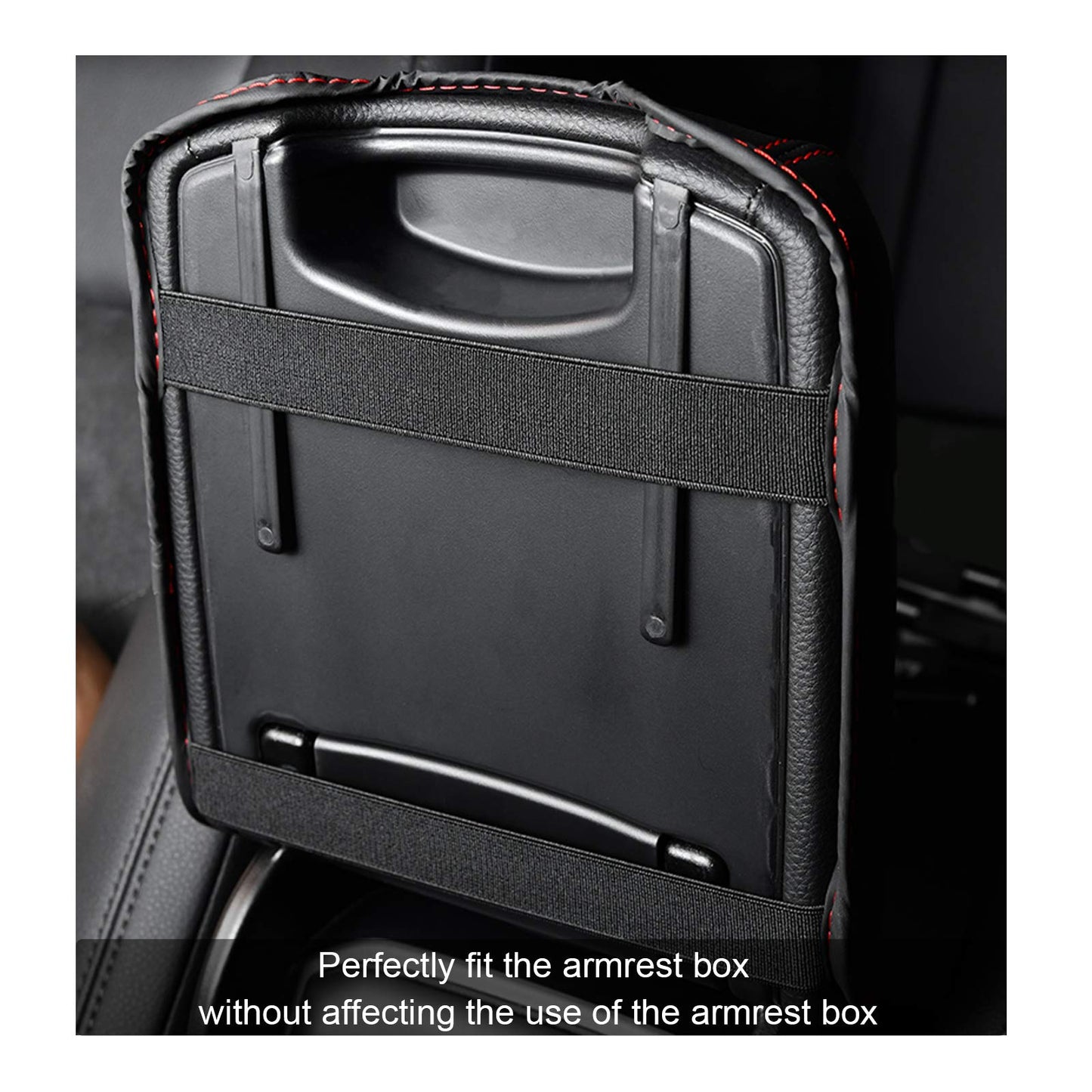 YEE PIN R1T Armrest Cover for Rivian R1T R1S Center Console Armrest Cover, for Rivian Center Cover with Side Pockets, for Rivian Armrest Cover for Rivian Arm Protector R1T R1S Accessories 2022-2025