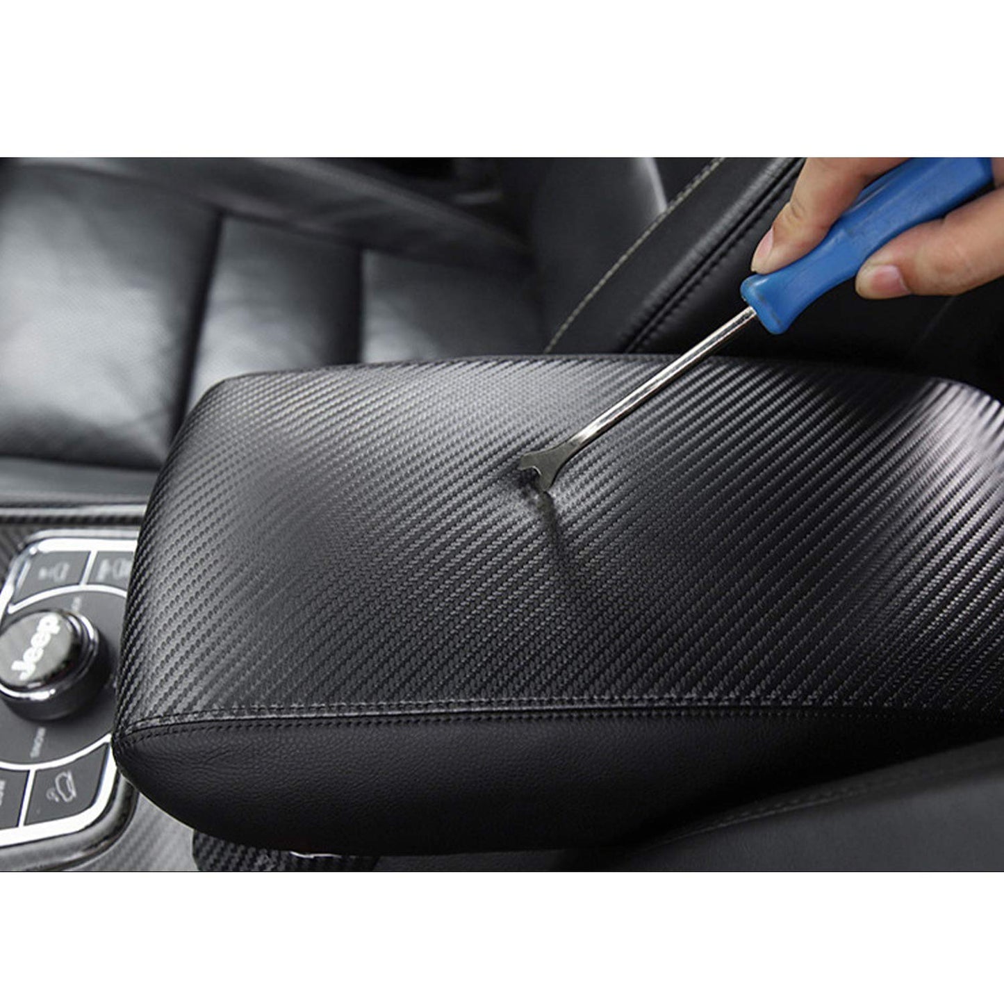 YEE PIN R1T Armrest Cover for Rivian R1T R1S Center Console Armrest Cover, for Rivian Center Cover with Side Pockets, for Rivian Armrest Cover for Rivian Arm Protector R1T R1S Accessories 2022-2025
