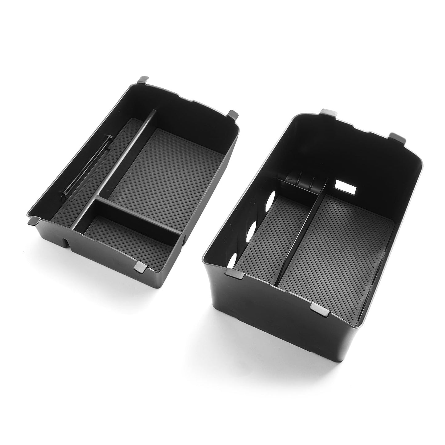 LUWU for 2022-2026 Rivian R1T/R1S Center Console Organizer Rivian Armrest Storage Armrest Organizer Insert Tray Rivian R1T/R1S Lower Console Organizer Storage Tray 2025 2026 Rivian R1T/R1S Accessories