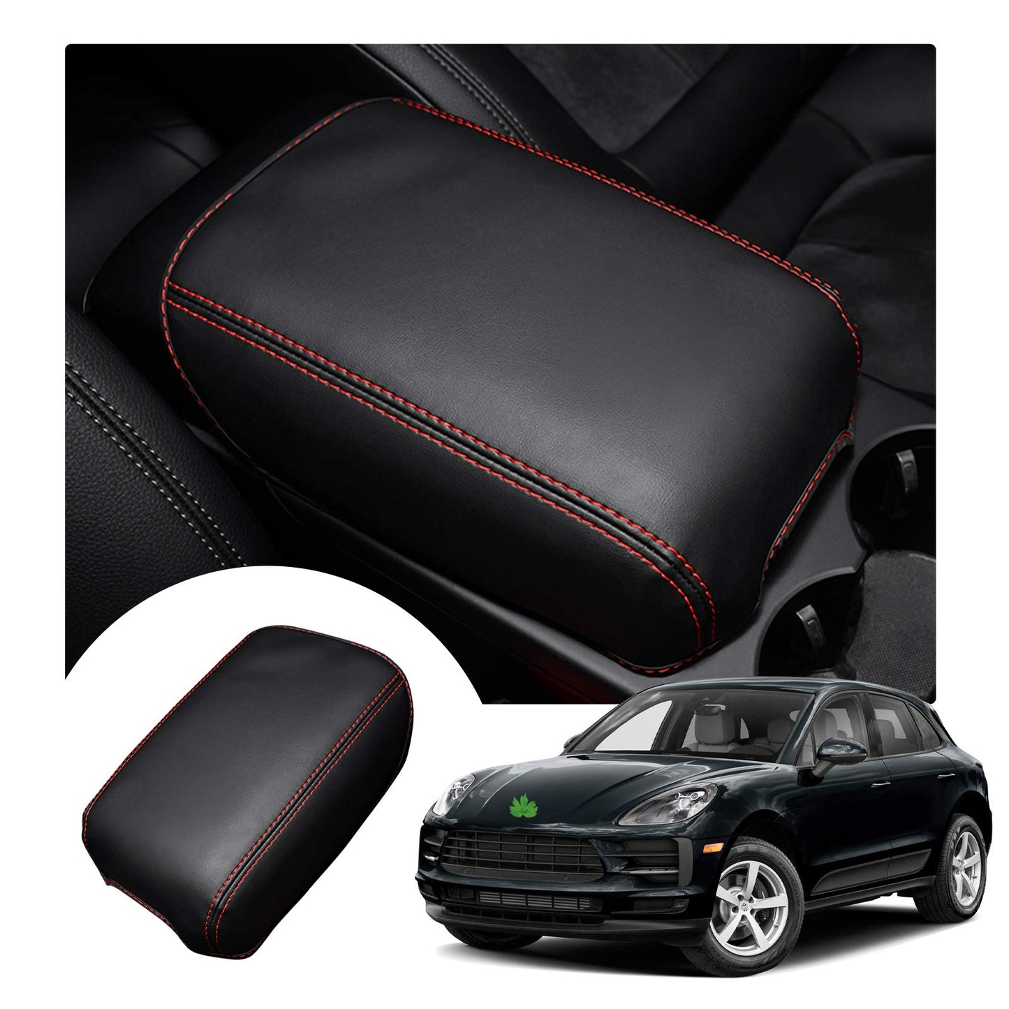 YEE PIN R1T Armrest Cover for Rivian R1T R1S Center Console Armrest Cover, for Rivian Center Cover with Side Pockets, for Rivian Armrest Cover for Rivian Arm Protector R1T R1S Accessories 2022-2025
