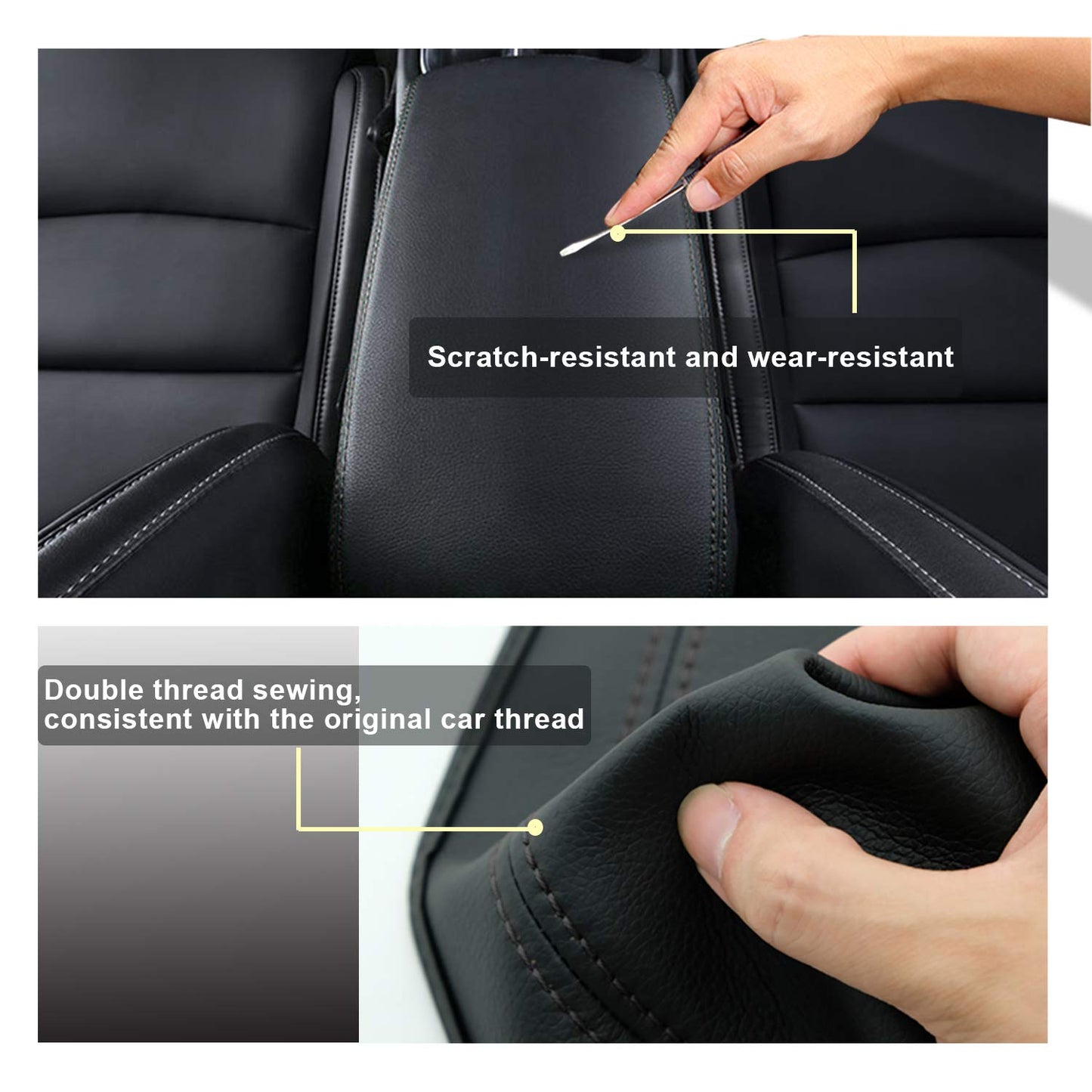 YEE PIN R1T Armrest Cover for Rivian R1T R1S Center Console Armrest Cover, for Rivian Center Cover with Side Pockets, for Rivian Armrest Cover for Rivian Arm Protector R1T R1S Accessories 2022-2025