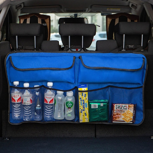 Large-Capacity Rear Seat-Back Storage Bag with Net