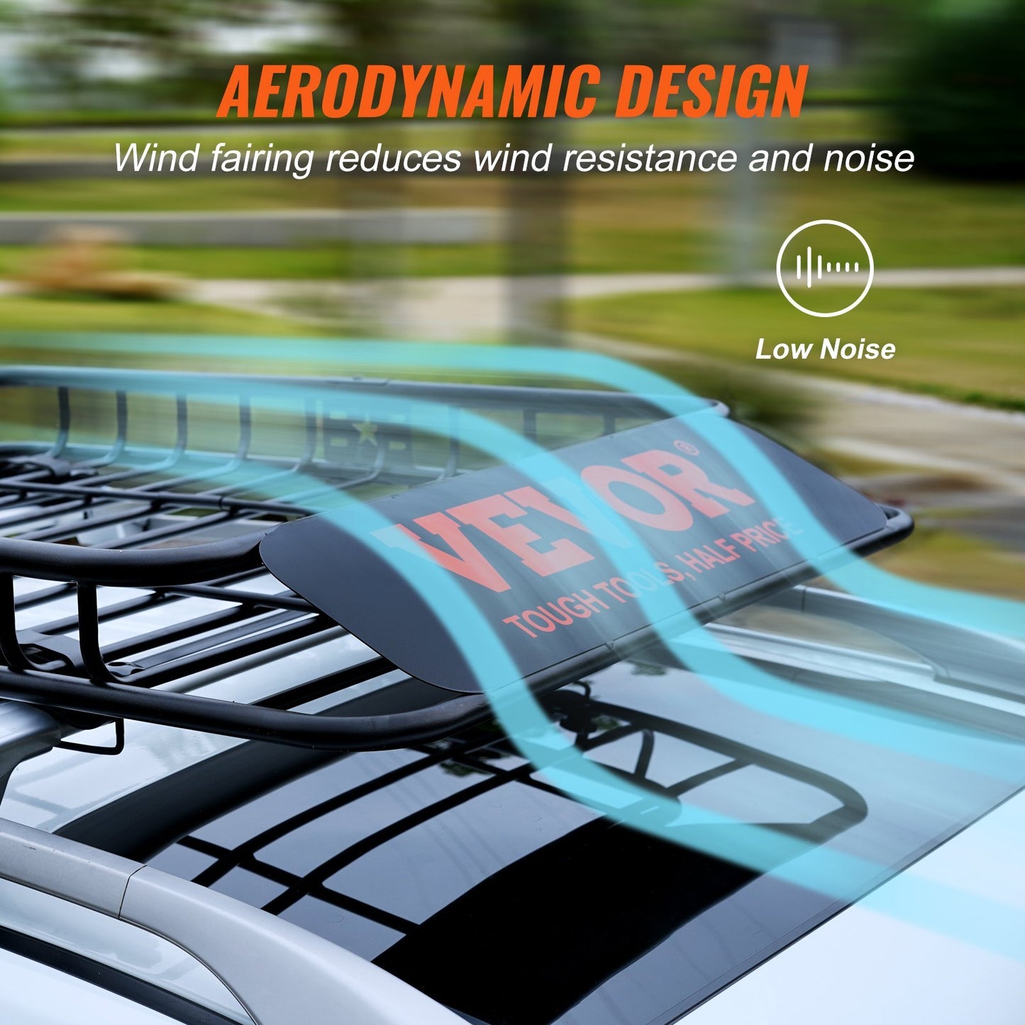 Roof Rack Cargo Basket - 200 lbs Capacity (46x36x4.5)