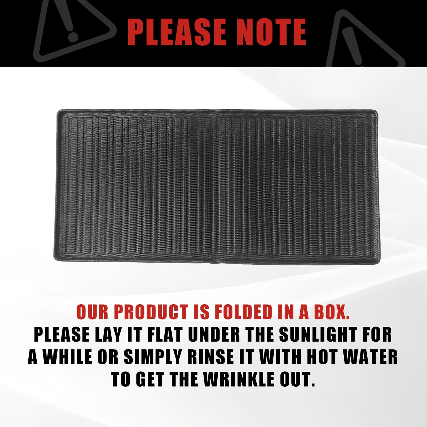 BestEvMod Compatible with Rivian R1S All Weather Cargo Liners Frunk Mat&Floor Liners&Trunk Mat Set Anti-Slip 3D Pattern TPE Waterproof Non-Slip 2022-2024 Accessories (R1S-Frunk+Floor+Trunk)