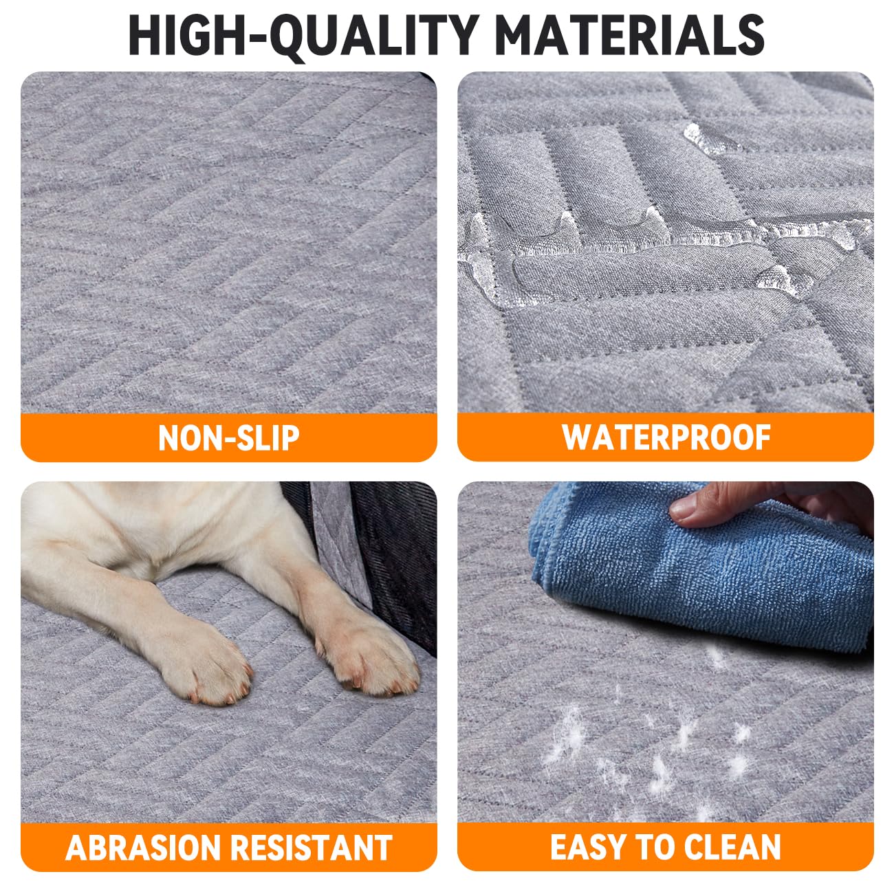 YJGF Back Seat Extender,Dog Seat Cover for Back Seat,Hard Bottom Car Seat Cover for Dogs,Dog Hammock for Car,Back Seat Pet Cover for Dogs(Black)