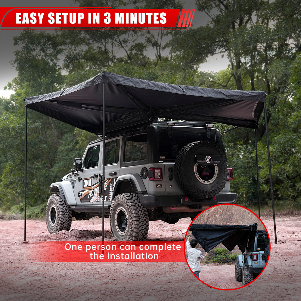 270-Degree Awning - Waterproof, Wind Resistant, UV50