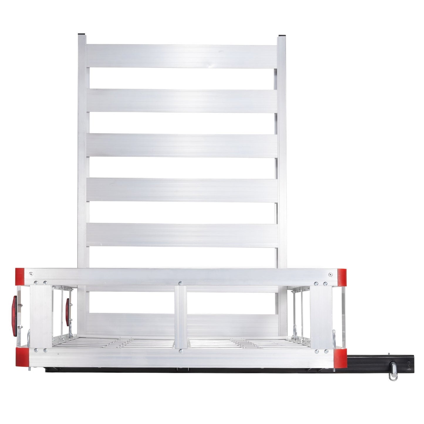 Trailer Hitch Cargo Basket, 500 lbs Capacity - Aluminum